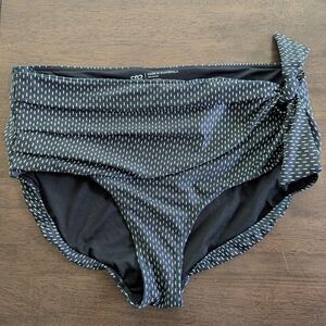 Albion Simone Black and White Swim Bottoms